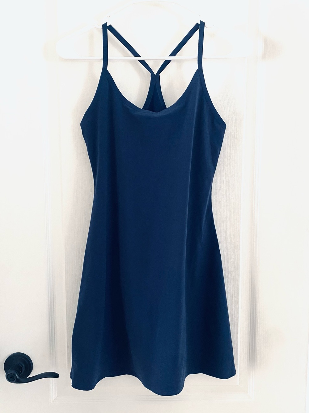 Outdoor Voices The Exercise Dress Navy XS Built-In Shorts Athletic Tennis Golf